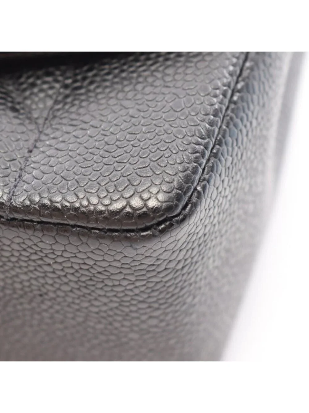 Chanel Shoulder Bag Quilted Diana Flap Black Caviar Leather Chain